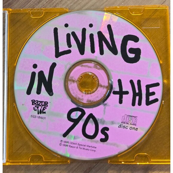 Living in the 90'S CD Vintage Various Artists Music Disc Only Disc 1 CD Only - Picture 3 of 4